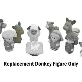 Ele Toys Replacement Part for Little People Christmas Story Restage - J2404 ~ Replacement Donkey Figure