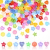 Pack of 200 Buttons Craft Buttons Various Shapes Colourful Buttons