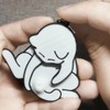 Mischief Cat Interactive Keychain,Rotating Cats Eggs Key Chain，Funny Cat Play