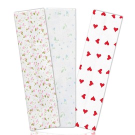 Aclovcy Headbands for Women Non Slip Head Bands for Women's Hair cute elastic womens headbands Soft Cotton Cloth Fashion floral headband for women for Daily Workout Sports Running Yoga