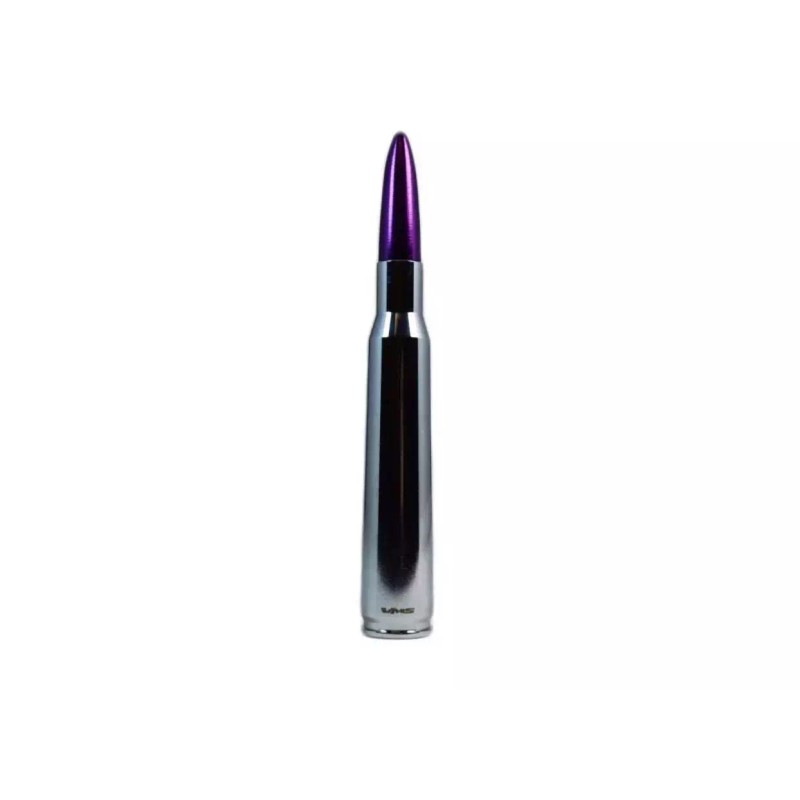 VMS RACING Chrome With Purple Bullet Antenna for Ford F150