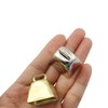 XGNG 50PCS Gold and Silver Crafts Christmas Small Cowbells Mini