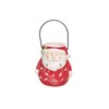 C&F Home Santa Lantern Red