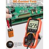 Digital Multimeter, 6000 Counts Auto Range, Accurately Measure AC/DC Voltage,