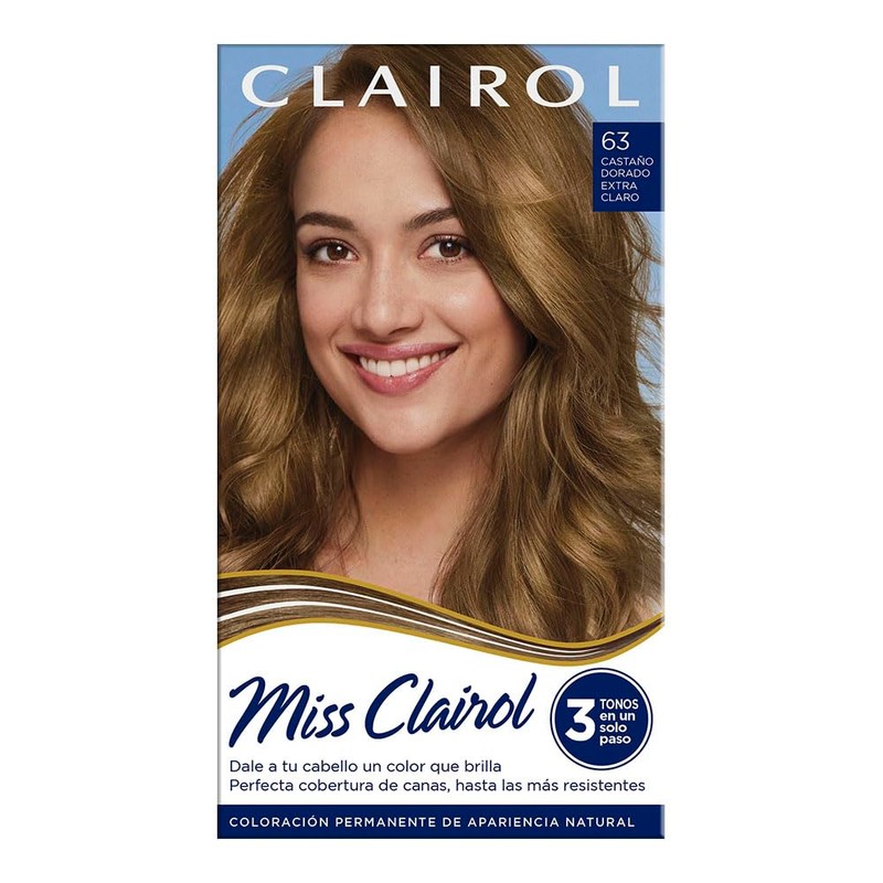 Clairol Miss Clairol Tinte Permanente 63 Castaño Dorado Extra Claro