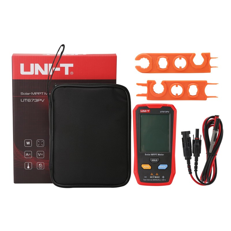 UNI-T UT673PV Solar Panel Tester, Solar MPPT Meter, 800W Photovoltaic