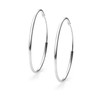 Hoop Earrings Silver 925 Large and Small Ladies – Real