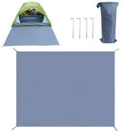 Camping Floor Mat | Foldable Ground Pad Camping - Tear-Resistant Oxford Rugs with Storage Bag for Porch Balcony Hiking Picnic Patio Lawn