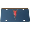 Pontiac Gold & Red Stainless Steel License Plate