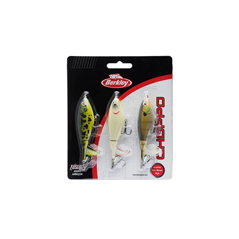 Berkley Unisex Adult Choppo Hard Bait, Assorted, 90 mm