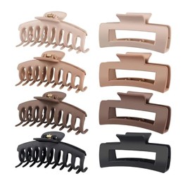Triko Set de 8 Pinzas para el Cabello para Mujer, Accesorios para Cabello Mujer, Pinzas para el Cabello Antideslizantes de 4.3 pulgadas, Ideales para 