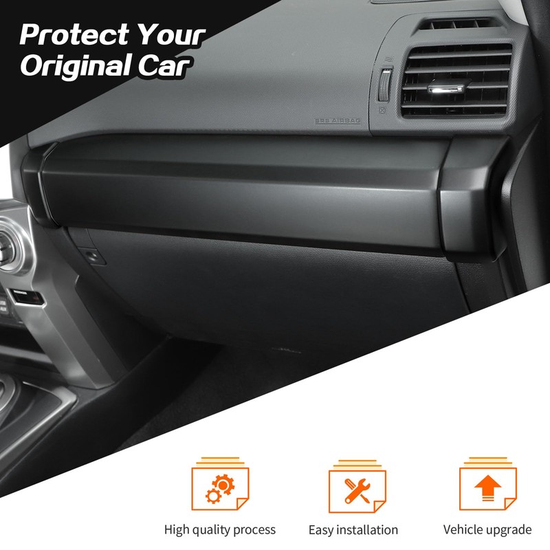 JeCar Matte Black Dash Panel Cover Trim Interior Accessories for