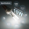 DiCUNO G4 LED Bulbs 12V 1.2W T3 10W Halogen Bulbs