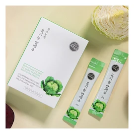 제주농장 유기농 양배추 스틱 1박스 14포 Jeju Farm Organic Cabbage Sticks 1 Box 14 Packs
