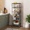 Golpart Small 6 Tier Shelves Storage Wire Shelving Unit Metal