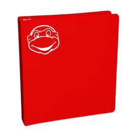 Masked Turtle Cartoon Sticker Decal Notebook Car Laptop 5.5" (White)