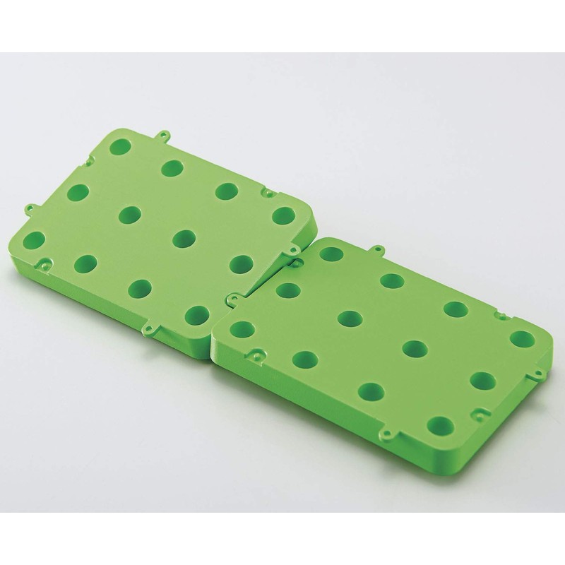 Cogit Veggie Tatechan, Green, Width 4.9 x Depth 3.7 inches