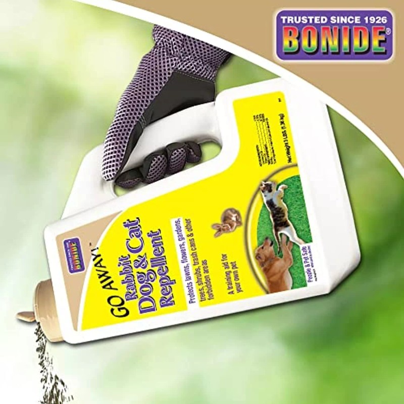 Bonide Go Away! Rabbit, Dog, & Cat Repellent Granules, 3