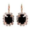 Navachi - 750 Base Metal 18K Gold Plated Round Black