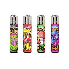 ksp partners ltd e-commerce 4 X CLIPPER LIGHTERS (MUSH AND GO)