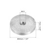 sourcing map M10 Thread 50 mm Diameter Round Shape Aluminium