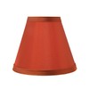 Aspen Creative 32111-2A, Hardback Empire Clip-On Chandelier Lamp Shade, Redwood,