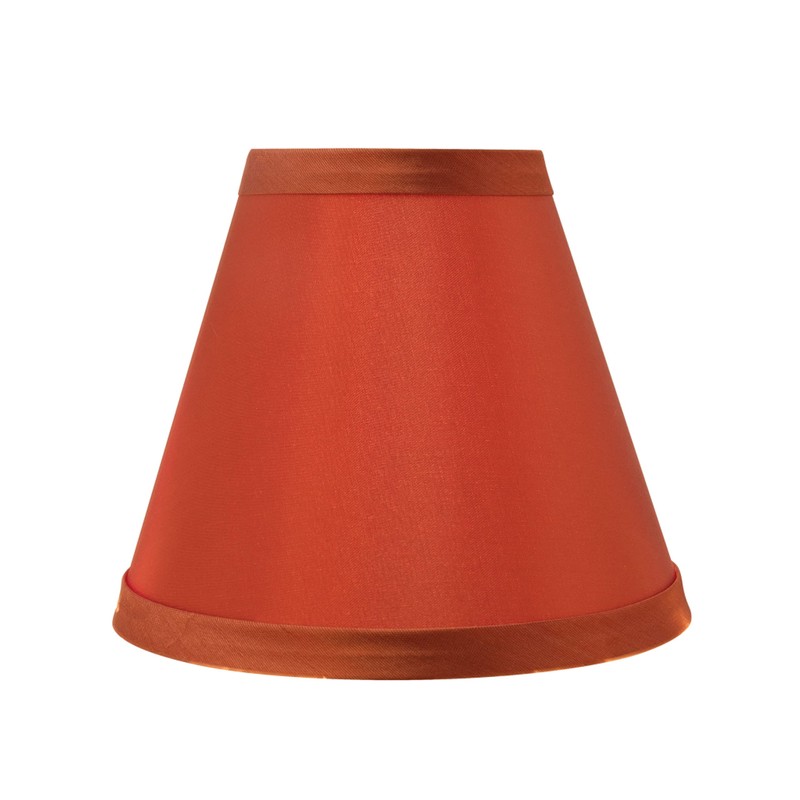 Aspen Creative 32111-2A, Hardback Empire Clip-On Chandelier Lamp Shade, Redwood,