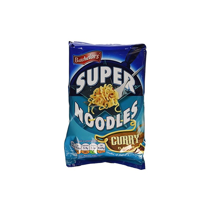 Batchelors Super Noodles Mild Curry Flavour 100 g (Pack of