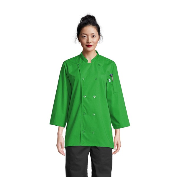 Uncommon Threads womens Epic 3/4 Slv Chef Shirt Work Utility
