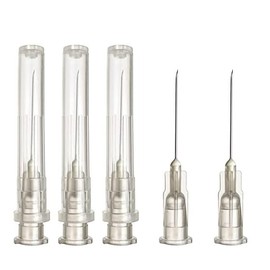27g 1 Inch Needle, 27 Gauge 1 Inch Needle，（100pcs） for Scientific Labs, Individual Packaging