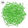 IZZO Golf Wood Golf Tees, 3.25 Inch, Neon Green (Pack
