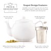 Price & Kensington Stoneware Teapot Grey Matt 6 Cup (1100ml)