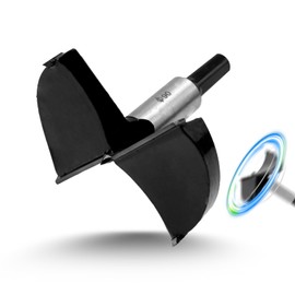 90 mm Forstner Drill Bit Carbide Wood Drill Bit Forstner Drill Bit with Round Shank for Drilling into Hardwood, Cork, Plywood, Plastic