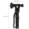 15In1 Axe Hammer MultiFunctional Camping Survival Screwdrivers Pliers Bottle Opener(Black