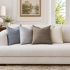 Embossed Velvet Pillow Covers 18x18, Set of 2, Camel Soft