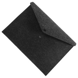 Gadpiparty Felt File Folders A4 Document Carrier Bag with Snap Button Closure Portable Organizer for Office and School Random Color