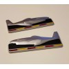Mustang 2x Mustang Roush P-51 Jet Side Fender Emblem Badge