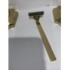 aramis Vintage Aramis Shaving Razor With Blade Gold Tone