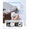 2 Pack Italy Travel Plug Adapter, VINTAR Foldable Italy Power