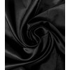 1 Piece of Black Square Satin Scarf Wrap Neck Scarf
