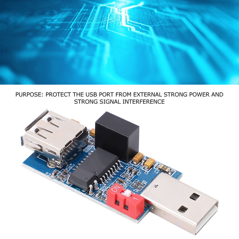 USB Isolator Module USB to USB 1.5/12 Mbps Coupling Protection