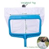 DABOVIN Professional Pool Bottom Skimmer Net for Cleaning Pollen Bugs,