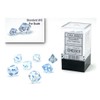 Chessex Dice Set – 10mm Borealis Light Blue Luminary Polyhedral