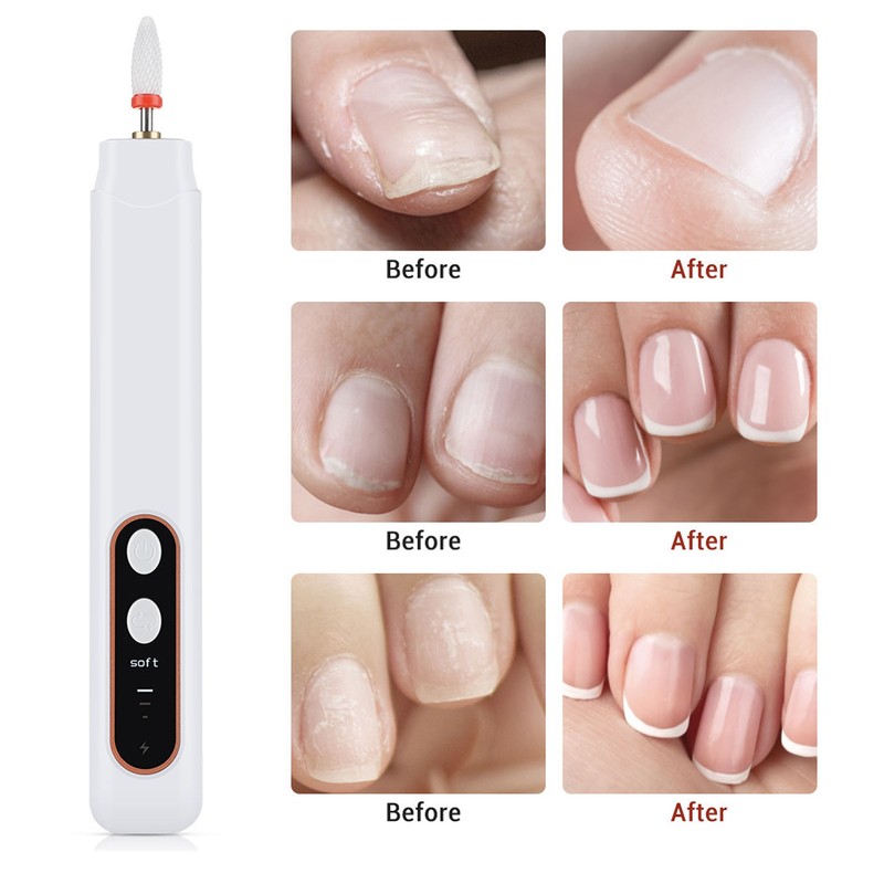 Electric Nail File Remove Dead Skin High Speed Rotating Nail