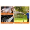 Upgrade Dog Washing Hose Attachment, 8 Way Spray Pattern Garden