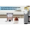 ZYROA 2-Pack Pints and Lids for Ninja CREAMi NC700 Series