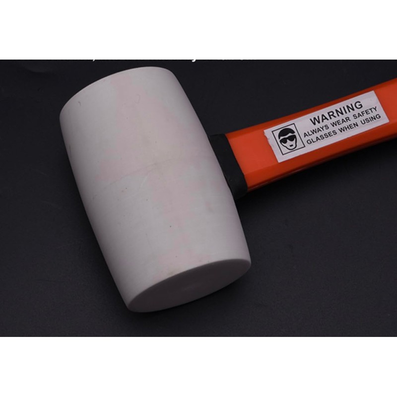 Edward Tools White Rubber Mallet Hammer - Non marking -