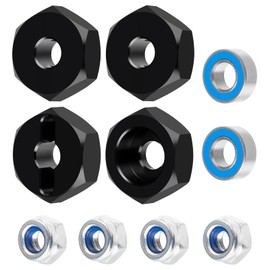 1/16 RC Car 12mm Wheel hex hub adapters for 1/16 Losi Mini JRX2 /JRXT RC Car Upgrade Part