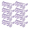 100Pcs Cute Paper Clips Animal Style Exquisite Bright Electroplated Anti