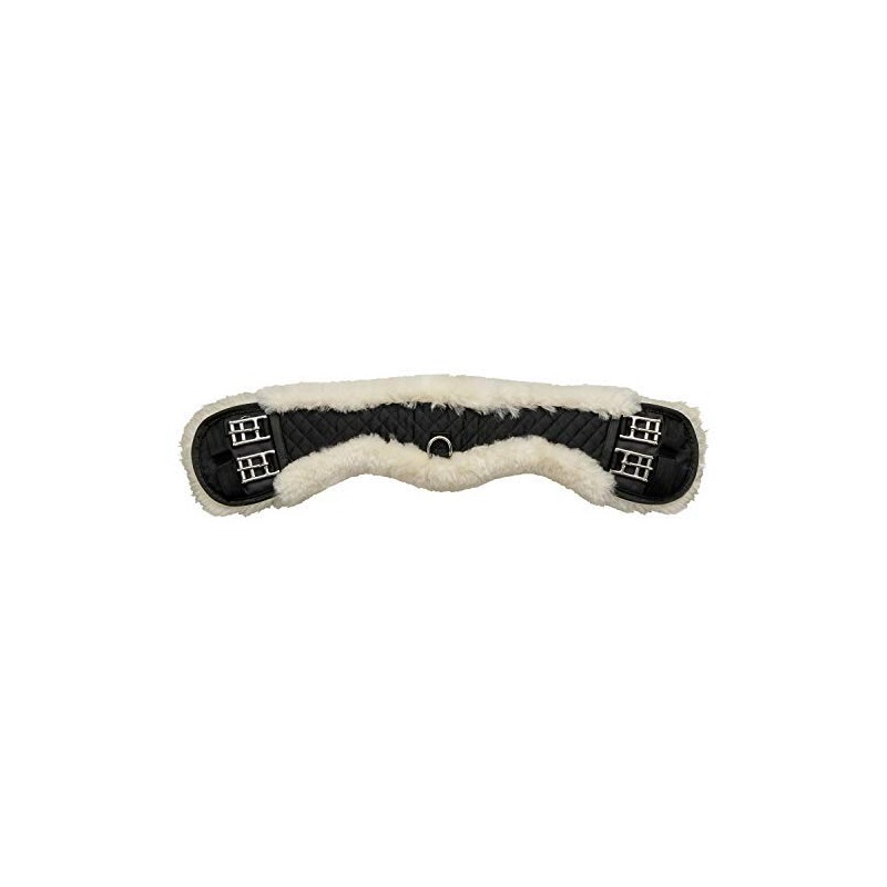 Equinate Moon Girth Anatomical Real Lambskin Short Girth Dressage Girth